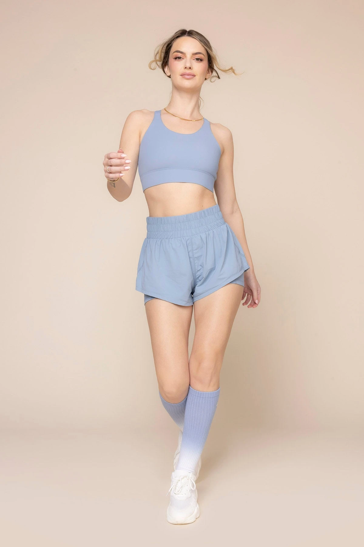 High Waisted Supershort - Blue Storm - Image 2