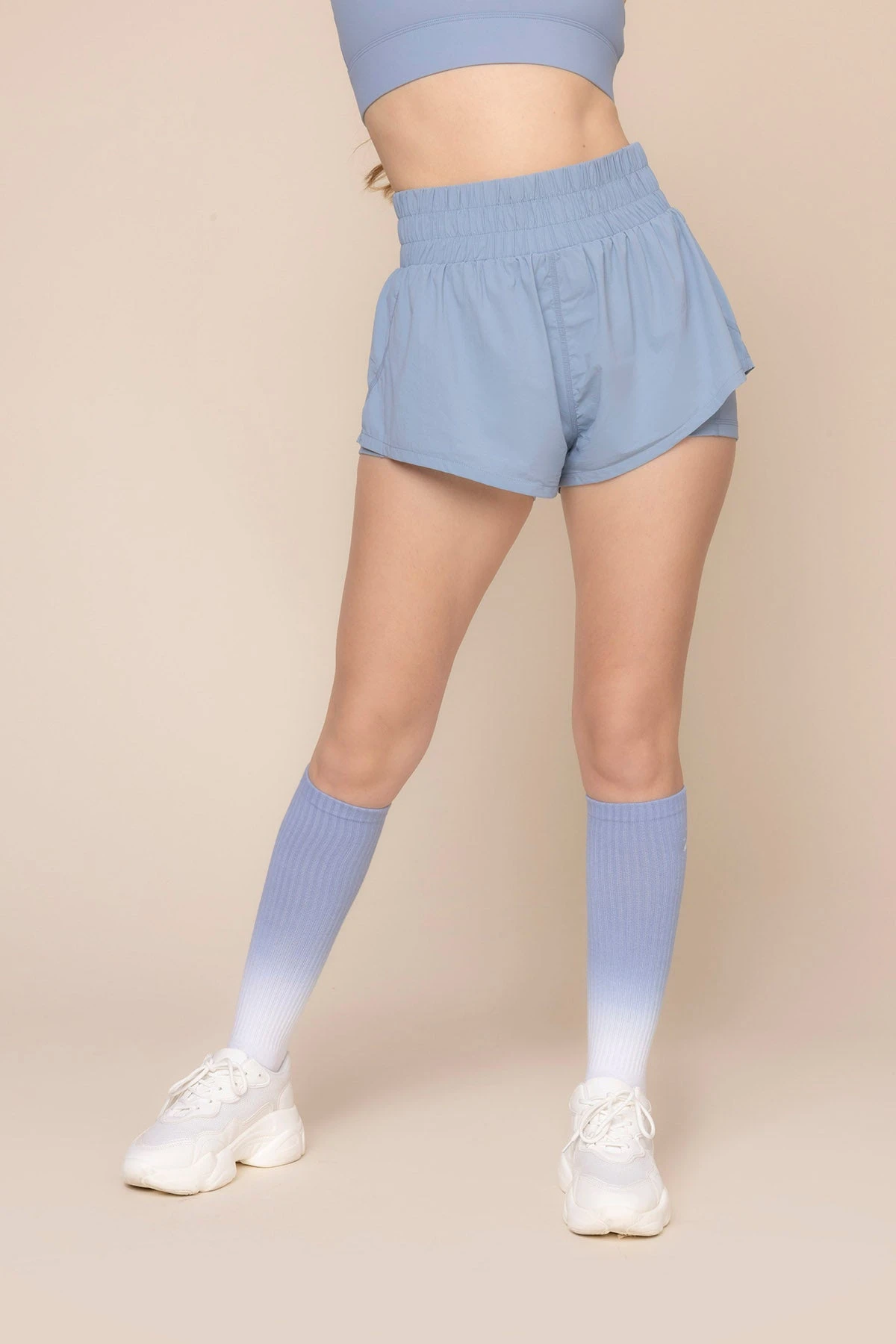 High Waisted Supershort - Blue Storm - Image 5