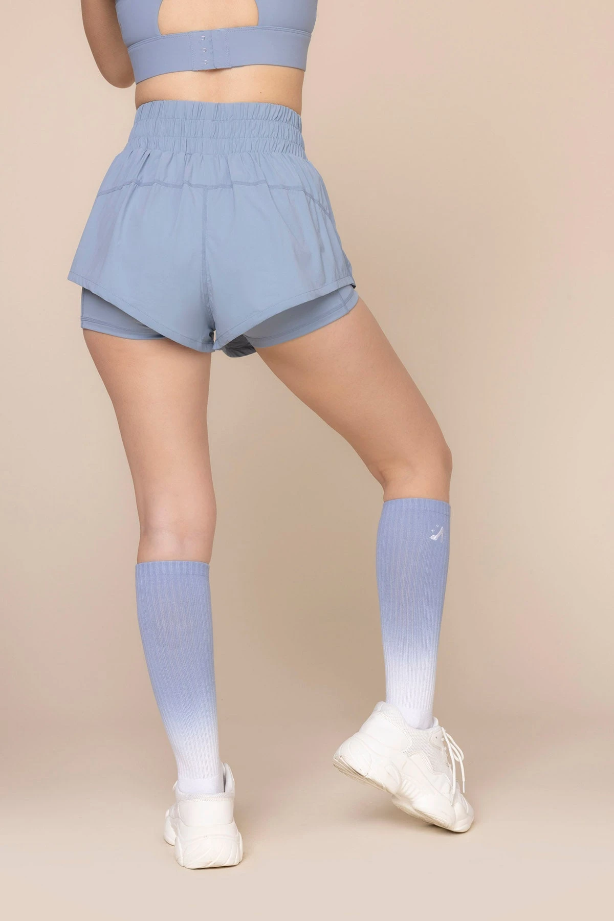 High Waisted Supershort - Blue Storm - Image 7