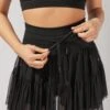 Pirouette Tiered Skort - Black