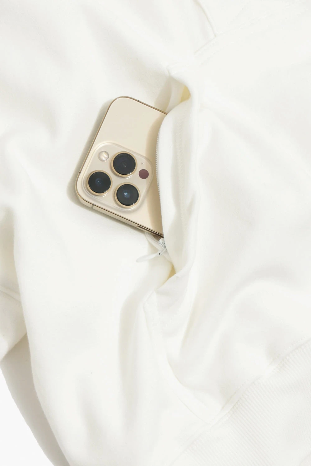 Ooey Gooey Half Zip Sweater - Almond Milk - Image 11