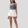 Crisscross Hourglass® Twirl Skort - White