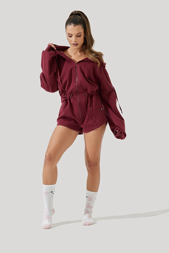 Cloud Romper - Red Wine - Image 2