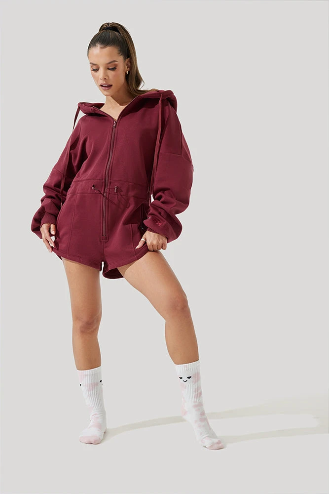 Cloud Romper - Red Wine - Image 7
