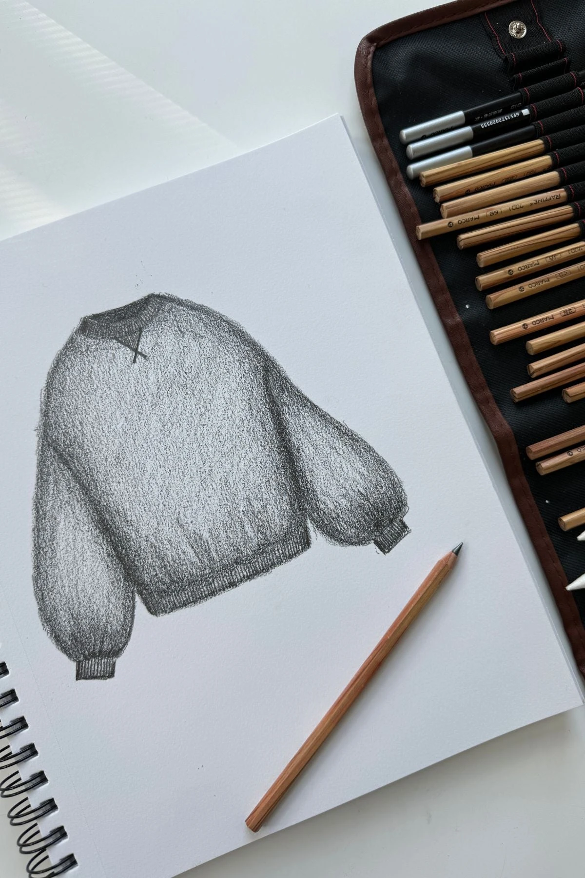 Cloud Crewneck Sweater - Heather Grey - Image 3