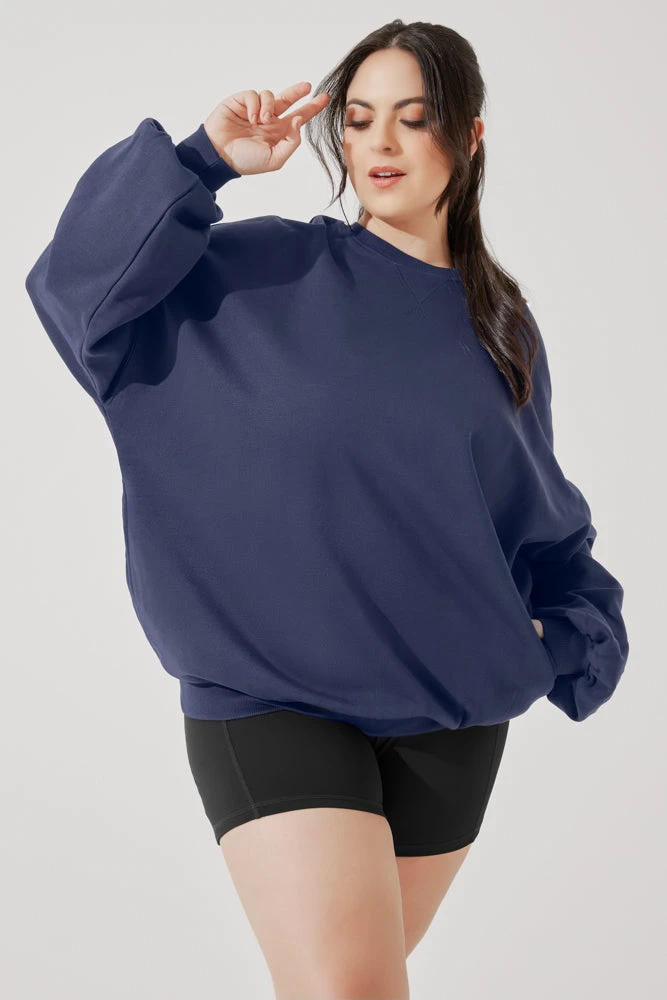 Cloud Crewneck Sweater - Academic Navy