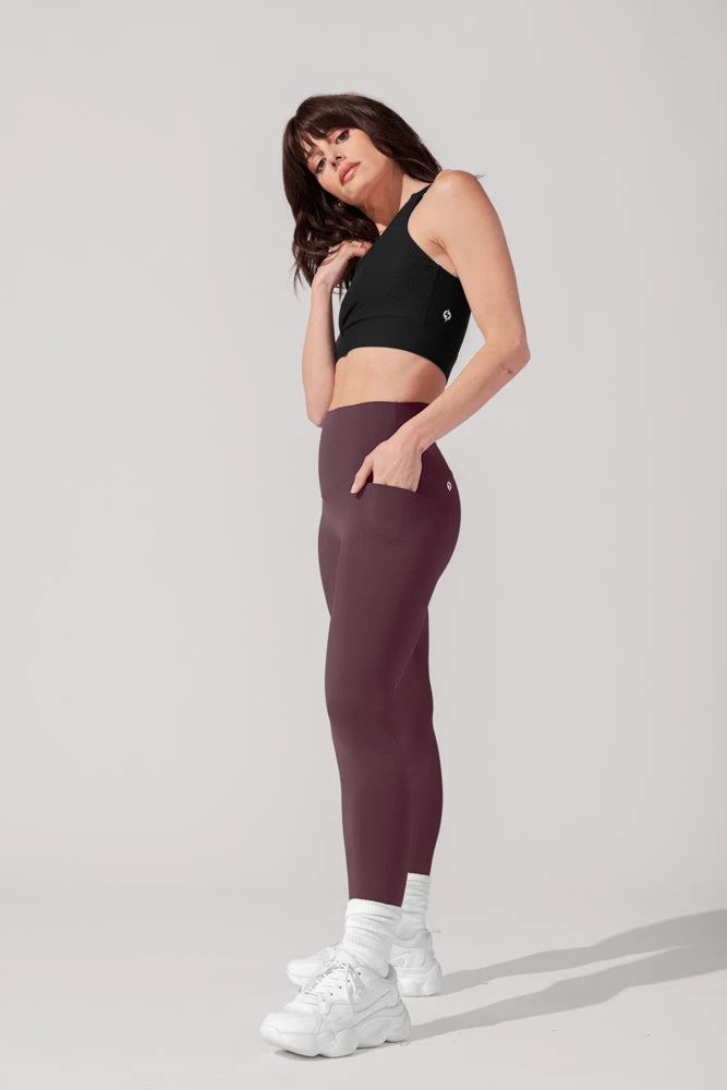 Supersculpt™ Leggings With Pockets (Pet Hair Resistant) - Pecan - Image 5
