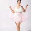 Pirouette Tiered Skort - Tutu Pink