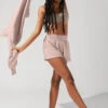 Ooey Gooey Lounge Shorts With Pockets - Ballet Slipper