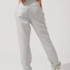 Cloud Rollover Sweatpant - Heather Grey