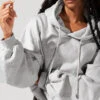 Shimmer Pullover Cloud Hoodie - Heather Grey
