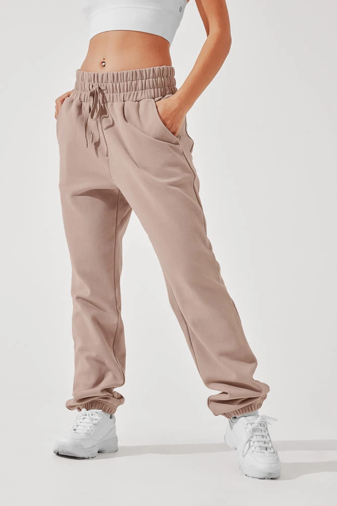 Ooey Gooey Sweatpant - Soft Beige - Image 3