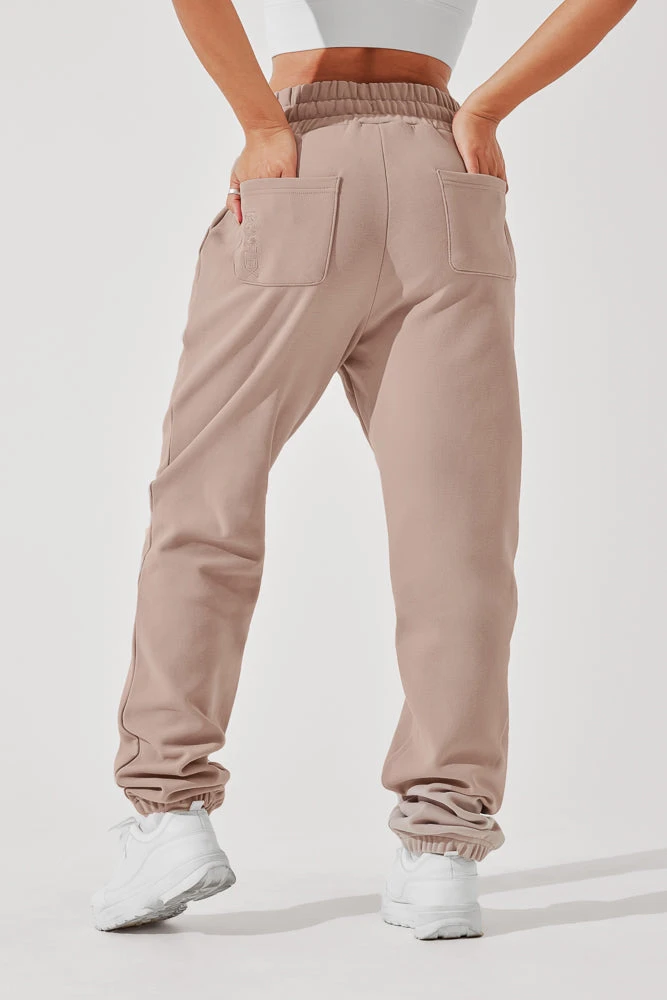 Ooey Gooey Sweatpant - Soft Beige - Image 7
