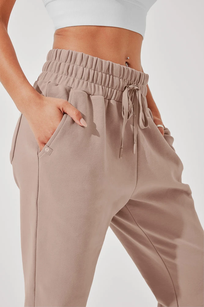 Ooey Gooey Sweatpant - Soft Beige - Image 2