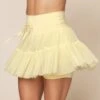 Pirouette Tiered Skort - Buttercream