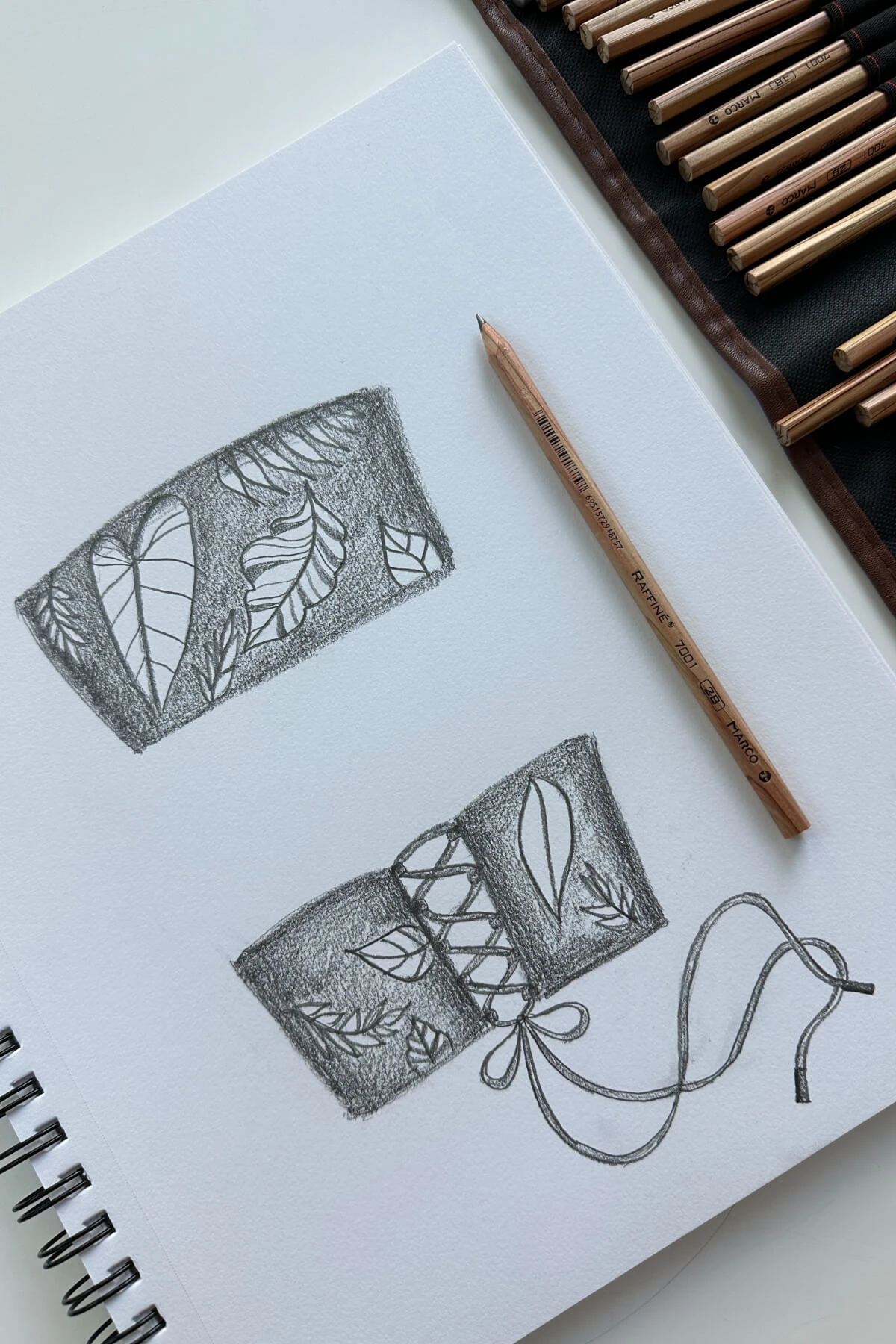 Sandbar Strapless Top - Blue Palm - Image 3