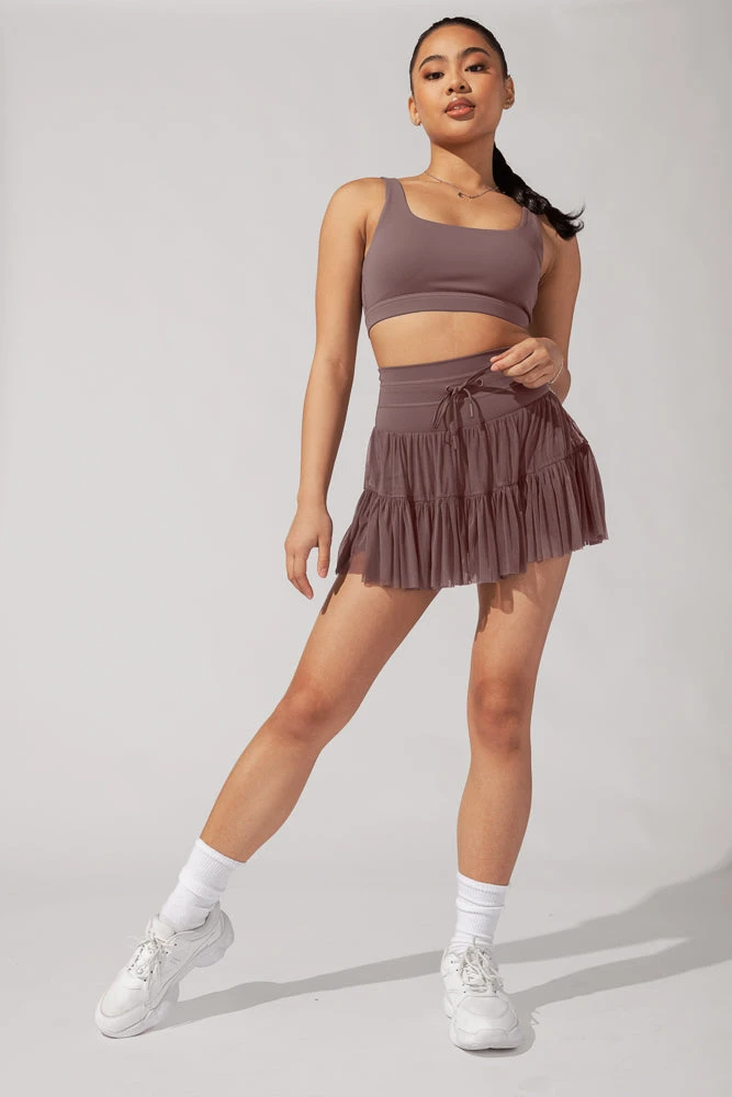 Pirouette Tiered Skort - Peppercorn - Image 2