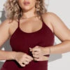 What's The Scoop Seamless Bra - Garnet